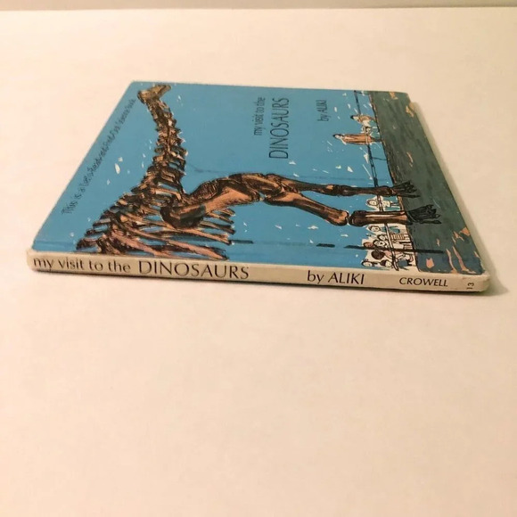 Vintage 1969 My Visit to the  Dinosaurs by Aliki Science Book - Picture 4 of 16